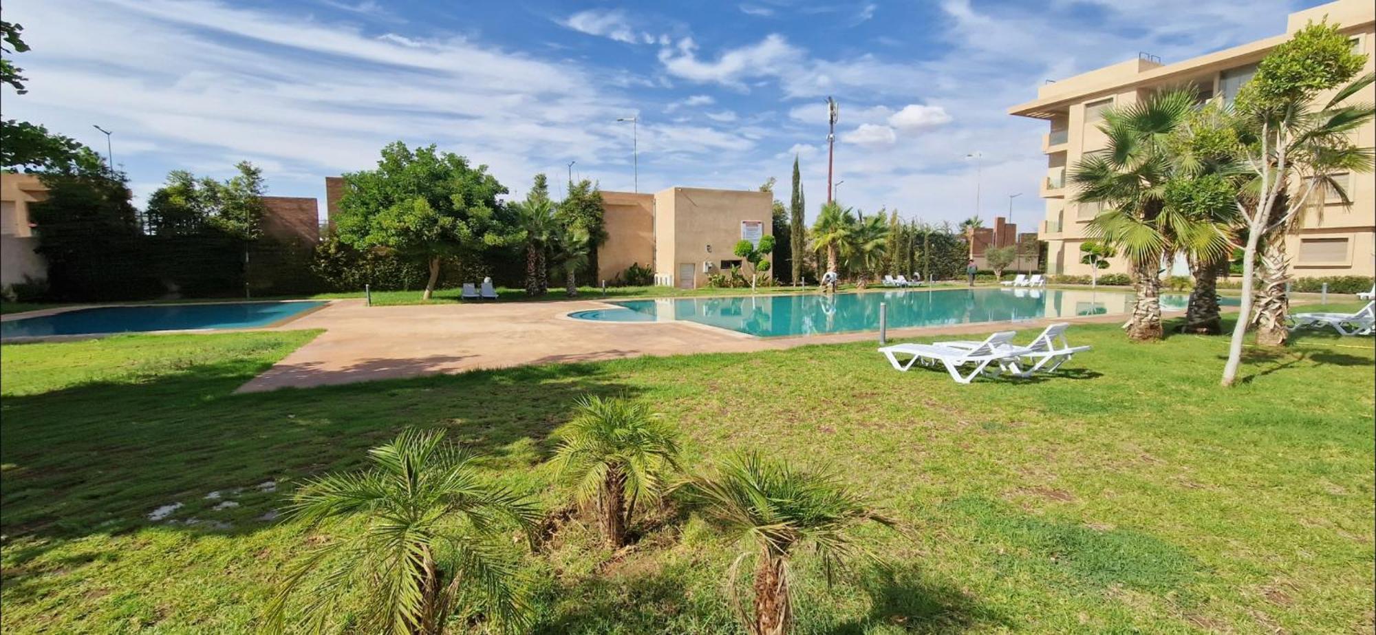 Cosy Appart Avec 2 Piscines, 2 Ch, 2 Sdb Marrakech Marraquexe Exterior foto
